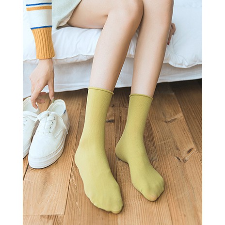 Đôi Vớ Dài Màu Sắc Thời Trang Mùa Hè Dành Cho Nữ