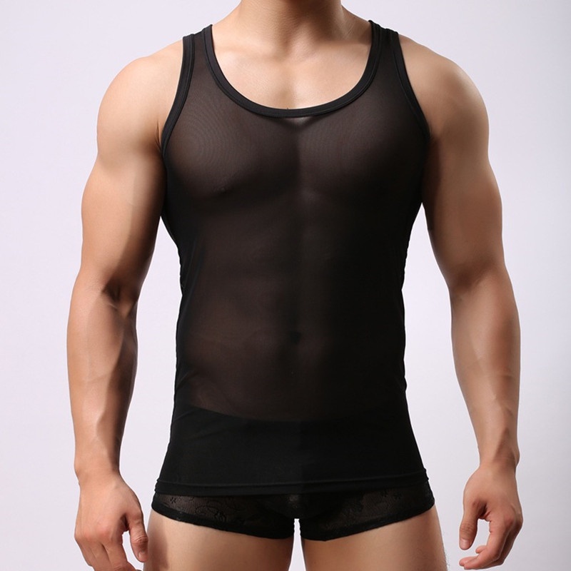 Áo Thun Ba Lỗ Lưới ThờI Trang Cho Nam