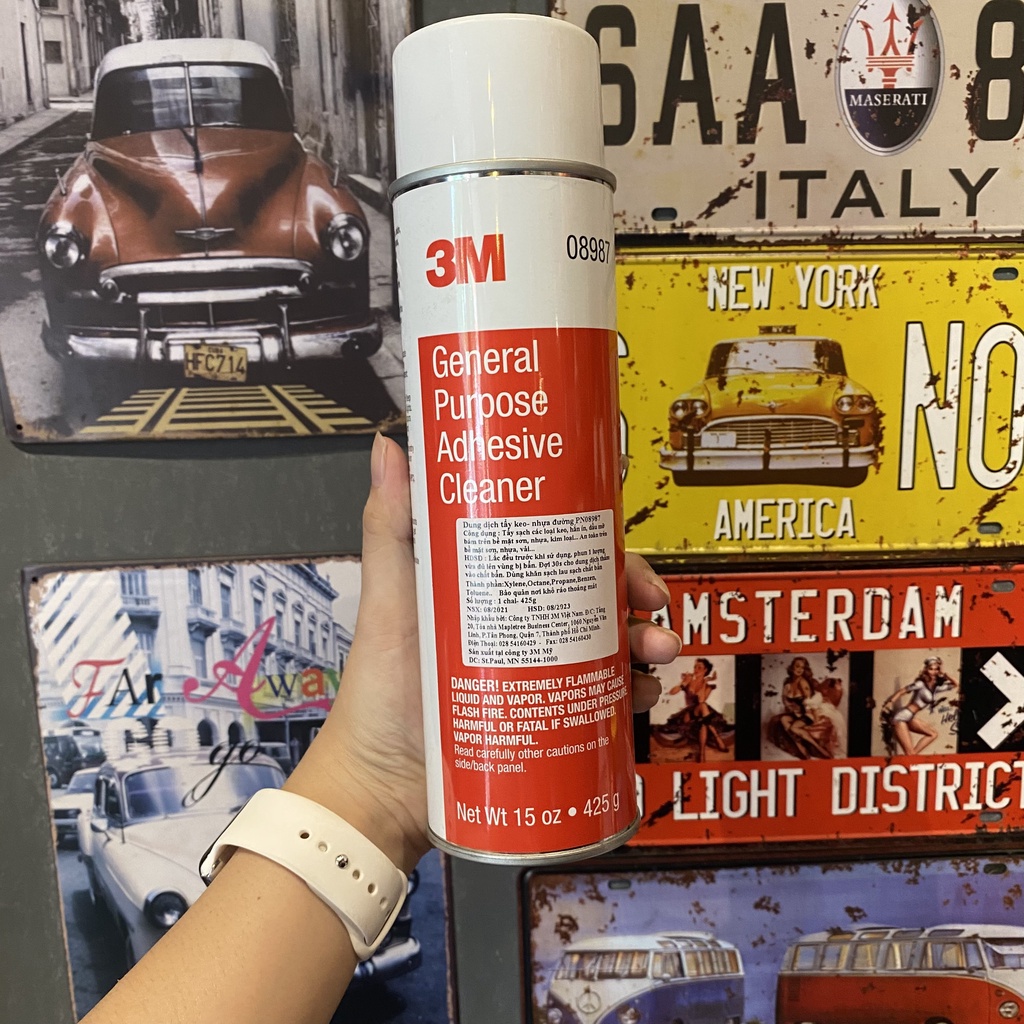 Dung Dịch Tẩy Keo Nhựa Đường Chuyên Dụng 3M 425g General Purpose Adhesive Cleaner PN08987