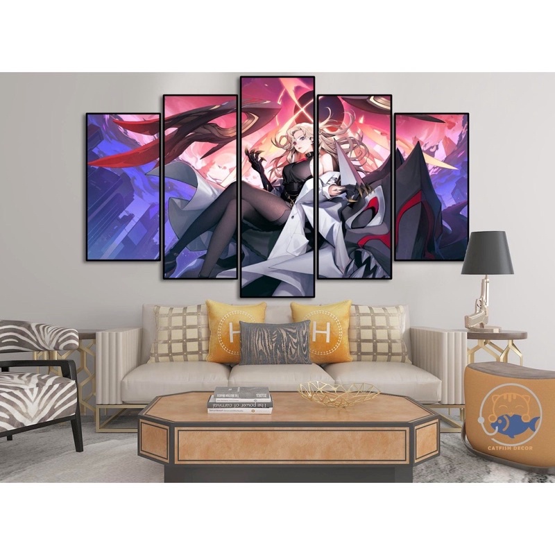 Tranh dán tường decor góc gaming - AOV - Liên Quân mobile - bộ 14