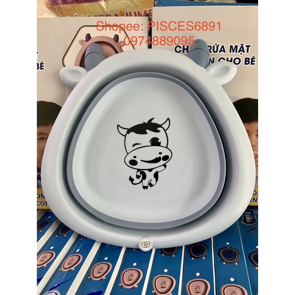 Thau rửa mặt gấp gọn Enfa