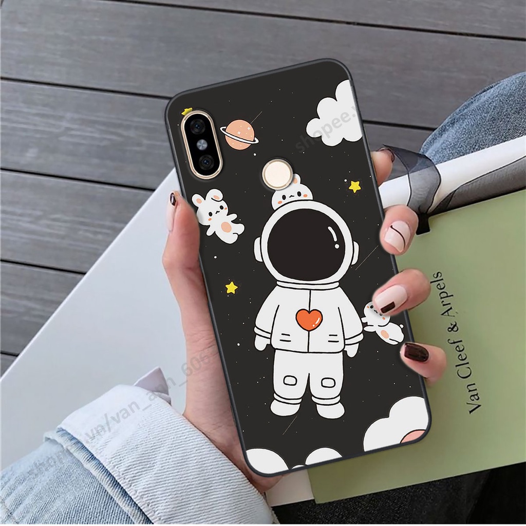 Ốp Xiaomi Redmi Note 5 / Note 6 hình bầu trời, phi hành gia đẹp, ốp lưng điện thoại xiaomi viền dẻo cao cấp
