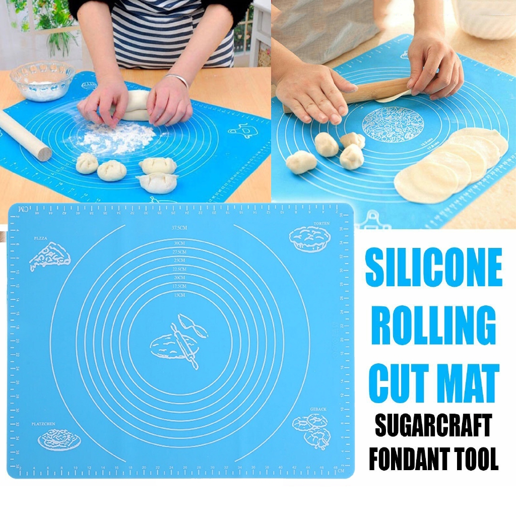 Tấm trải bàn làm bánh chất liệu silicon