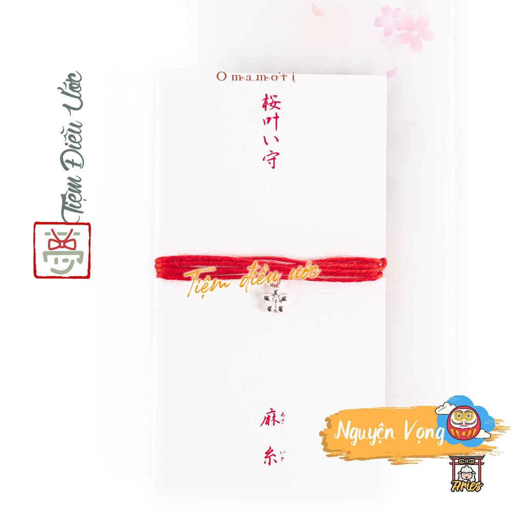 Hàng Thật Omamori Nguyện Vọng Dạng Vòng Tay- Miyagi, Nhật Bản