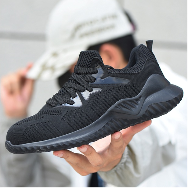 Giày bảo hộ lao động siêu nhẹ dáng Thể Thao Sneaker JB903, có mũi thép chống va đập