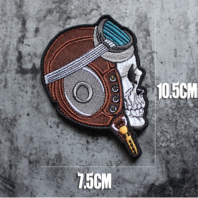 Patch vải velcro chiến binh dán ba lô, nón , quần áo , túi xách