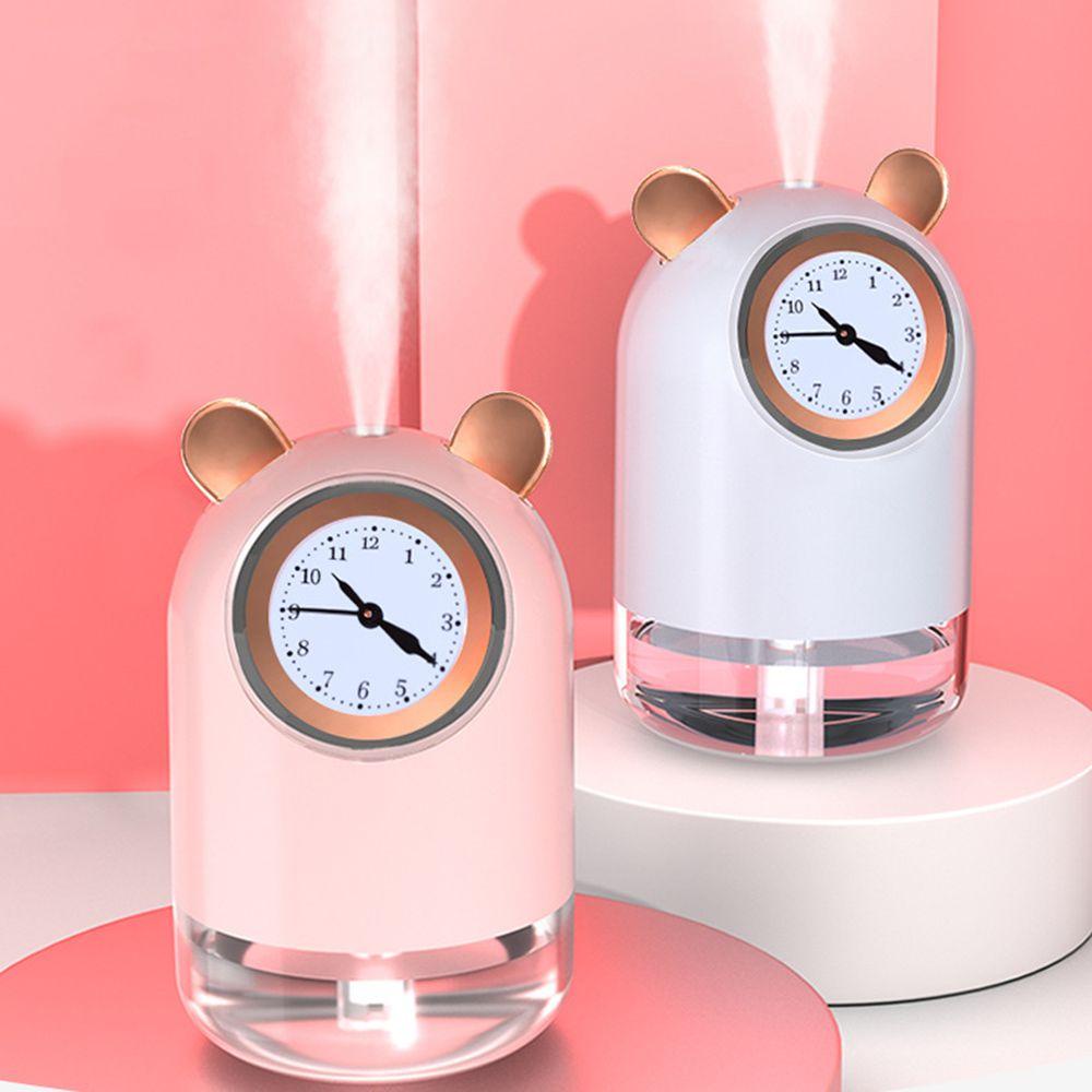 LONTIME Máy Phun Sương Tạo Ẩm Hình Đồng Hồ Dễ Thương