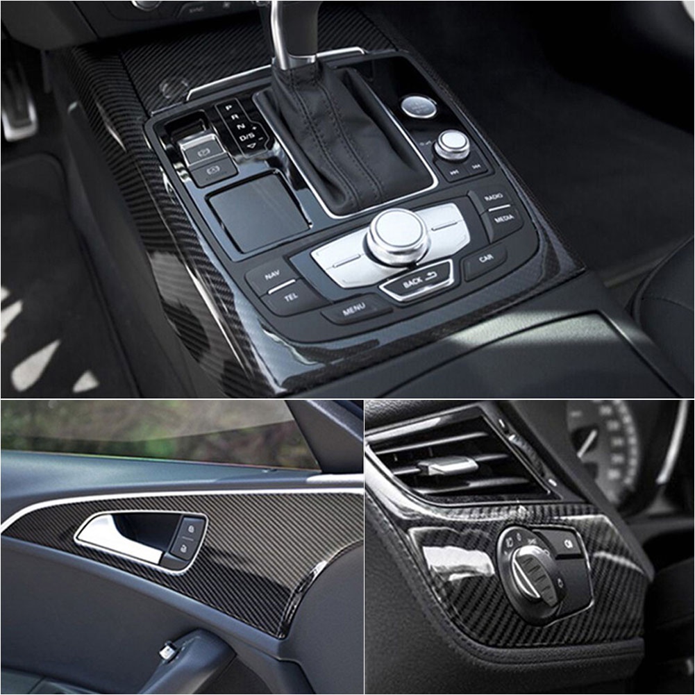 Cuộn Phim Vinyl Sợi Carbon 7D Dán Trang Trí Xe Hơi/Xe Máy 30Cm x 152CM