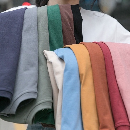 Áo thun nam nữ unisex cotton khô trơn tay lỡ cổ tròn cotton nhiều màu phom rộng oversize local brand Cheapy kèm ảnh thật