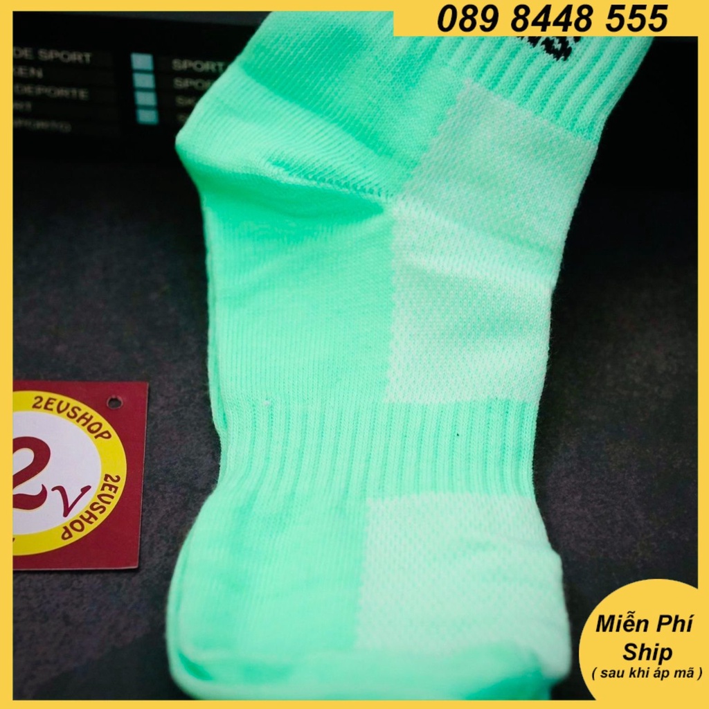 Hộp Tất Vớ 5 Đôi Cổ Cao Nam Nữ Thời Trang Thể Thao Bóng Đá Cao Cấp - 2evshop