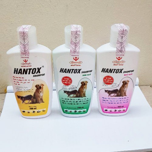 Sữa Tắm Trị Ve Rận Bọ Chét Chó Mèo Hantox Shampoo 200ml - Bobo Pet Shop Hà Nội