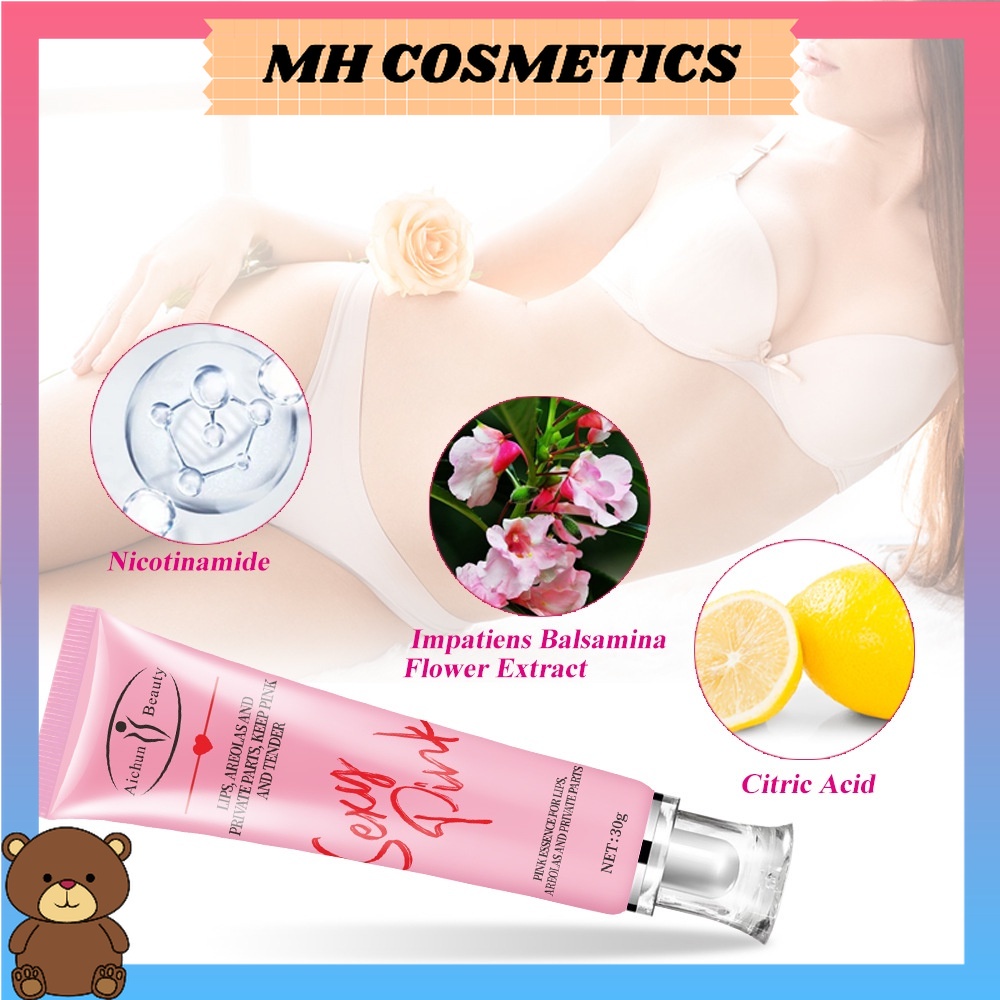 Kem dưỡng hồng môi, làm hồng nhũ hoa vùng kín Sexy Pink Aichun Beauty 30g