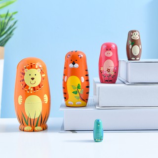 Set 5 đồ chơi búp bê gỗ đáng yêu