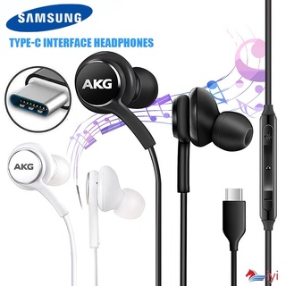 Samsung tai nghe akg loại-c-tai có mic dây tai nghe cho galaxy samsung s20 note10 huawei