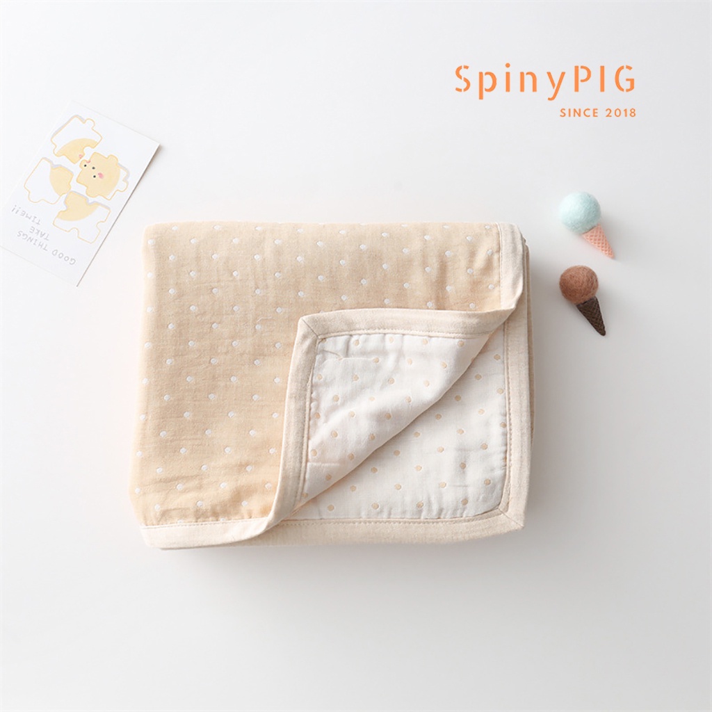 Chăn xô cho bé cao cấp cotton tự nhiên không chất tẩy nhuộm 6 lớp cực đẹp