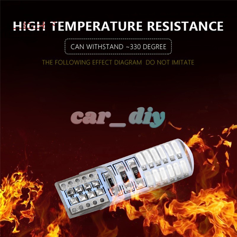 1 Bóng Đèn LED T10 w5w 24SMD Cho Nội Thất Xe Hơi