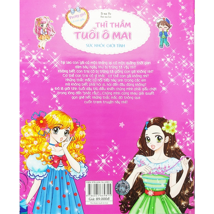Sách - Pretty girl - Thì thầm tuổi ô mai, sức khỏe giới tính