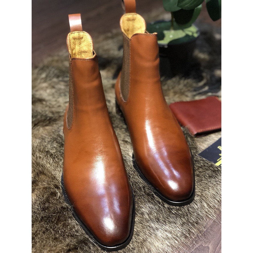 Giày Tây Alexander Chelsea boots Nâu | BigBuy360 - bigbuy360.vn