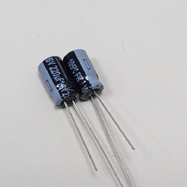 10 Tụ Hóa 220uF 16V 220uF/16V