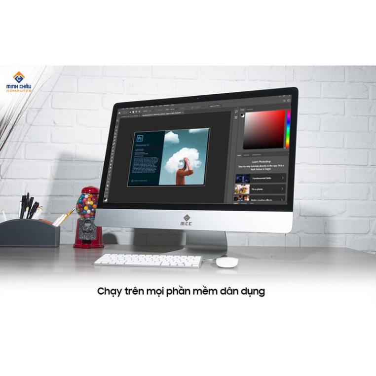 Bộ All in ONE (AIO) MCC9182 Home Office Computer CPU i3 9100/ Ram8G/ SSD240G/ Wifi/ Camera/ 22inch | BigBuy360 - bigbuy360.vn