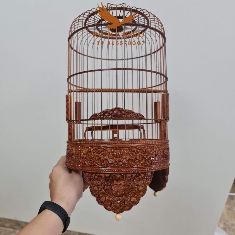 Lồng chim đã sơn - Puteh bird cage