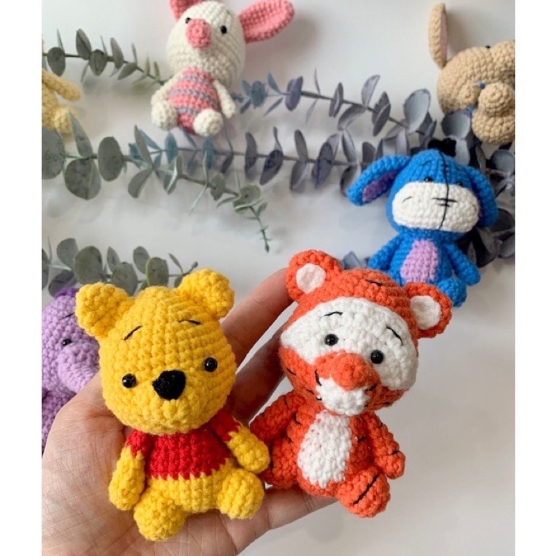 Móc khoá động vật handmade