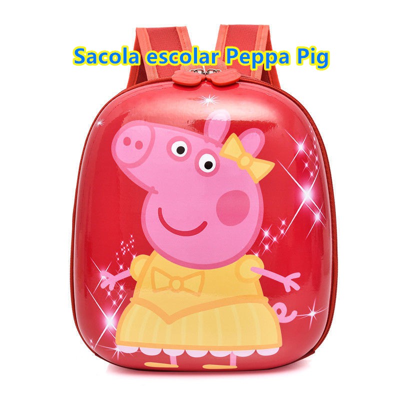 Ba Lô Đi Học Hình Heo Peppa Đáng Yêu Cho Bé Mẫu Giáo