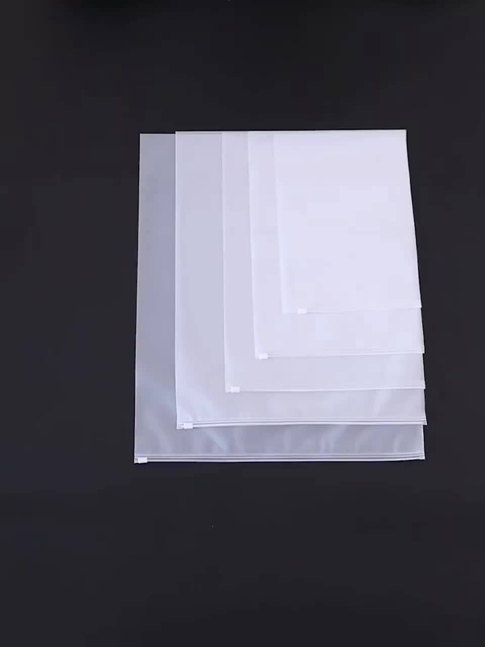 TÚI KHÓA ZIP Lụa Mờ Trắng Có Khóa Kéo - Túi Zipper Đựng Quần Áo, Đồ Cá Nhân, Giày Dép - Chống Bụi & Nước | BigBuy360 - bigbuy360.vn