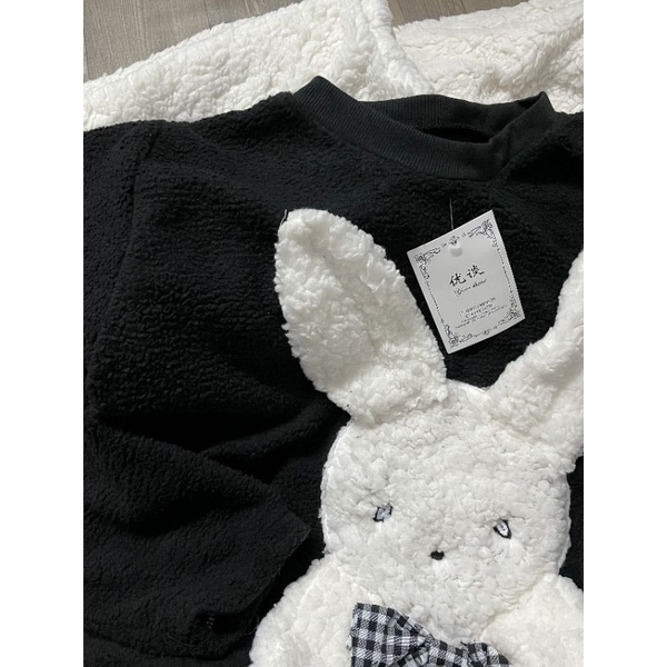 [Có sẵn]bộ đồ ngủ hình thỏ lông cừu siêu mịn lót lông ở trong siêu hot | BigBuy360 - bigbuy360.vn