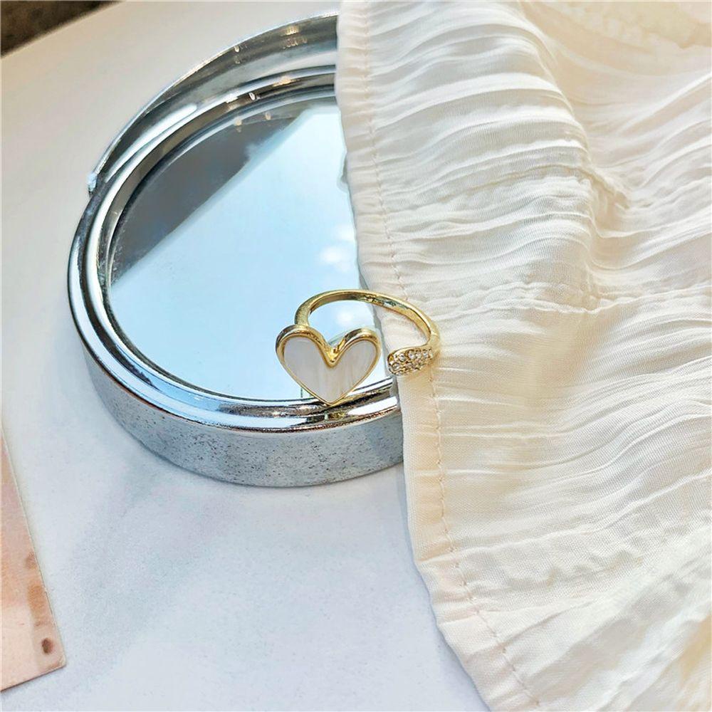 MXGOODS Nhẫn Hợp Kim Đơn Giản Có Thể Điều Chỉnh Kích Thước Dùng Làm Quà Tặng Valentine