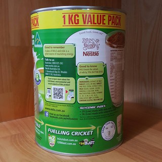 Sữa Milo Nestle Úc 1kg
