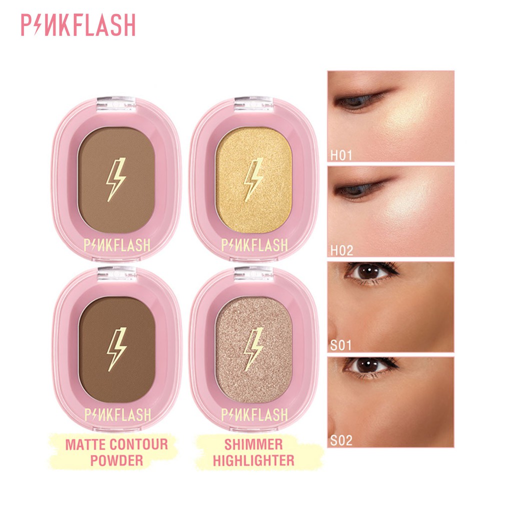 Phấn tạo khối PINKFLASH mịn màng lấp lánh trang điểm tự nhiên 30g | BigBuy360 - bigbuy360.vn