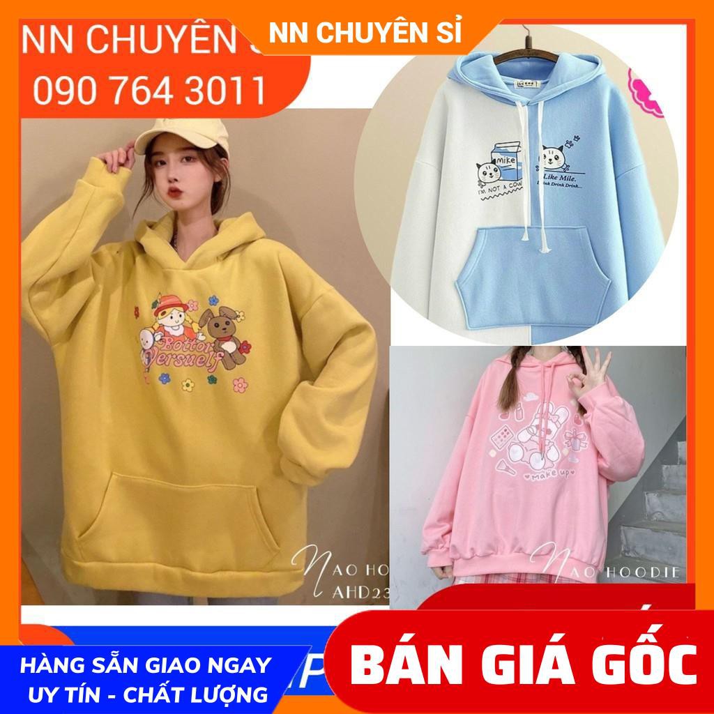 ÁO HOODIE NỈ CHẤT NGẦU -  AHD ⚡ẢNH THẬT⚡HOODIE UNISEX ⚡ ÁO TRÒNG ĐẦU ⚡ HOODIE NAM NỮ TỔNG HỢP