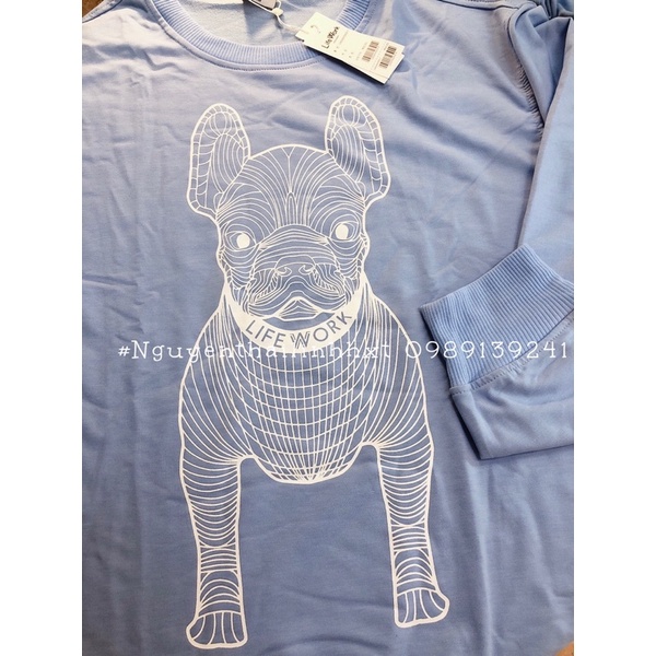 Áo nỉ sweater hoodie Lifework tay dài cổ tròn thun da cá hàng đẹp | BigBuy360 - bigbuy360.vn