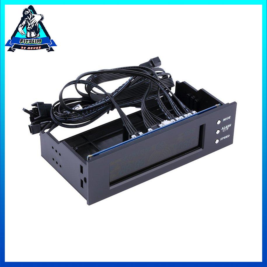 Bộ điều khiển tốc độ quạt máy tính 5,25 inch Màn hình LCD Mặt trước [8/8]