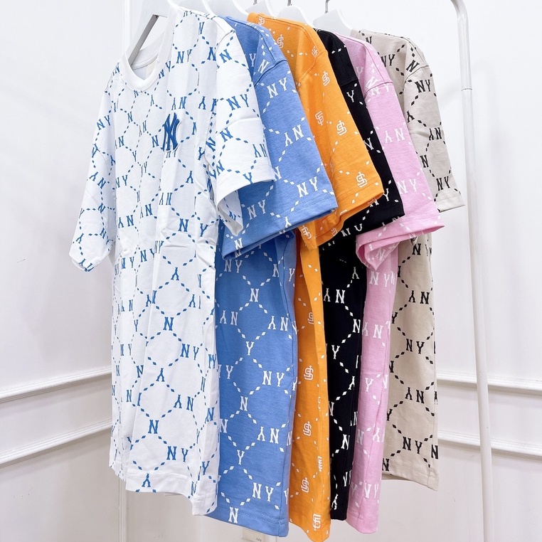 Áo Thun MLB NY Monogram Diamond Tee VNXK - ÁO PHÔNG HÀNG XUẤT DƯ NY015