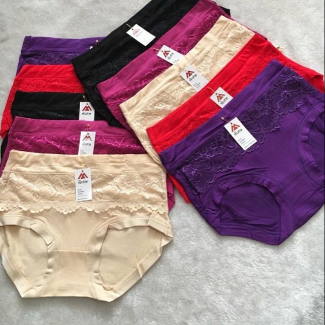 Sỉ 10 quần lót cotton cho người béo 55-75kg. Ms 039