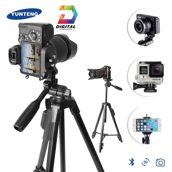 Gậy Tripod 3 Chân Yunteng 5208 Chính Hãng