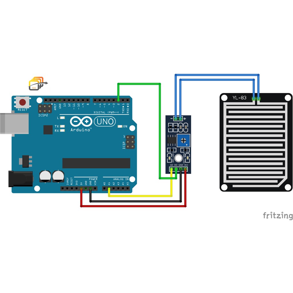 Modul cảm biến mưa –Tự học Arduino