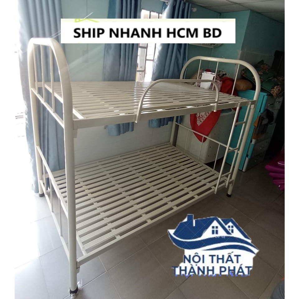 Giường 2 tầng Giường ngủ sắt giá rẻ tại xưởng cho gia đình giao hàng lắp ráp các quận tphcm