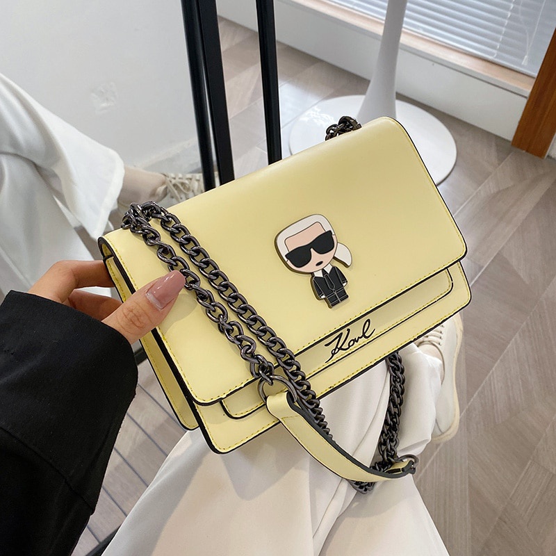 Thời Trang Túi Da Đeo Chéo Vai Thương Hiệu Nổi Tiếng karl lagerfeld k / Ikonfartch