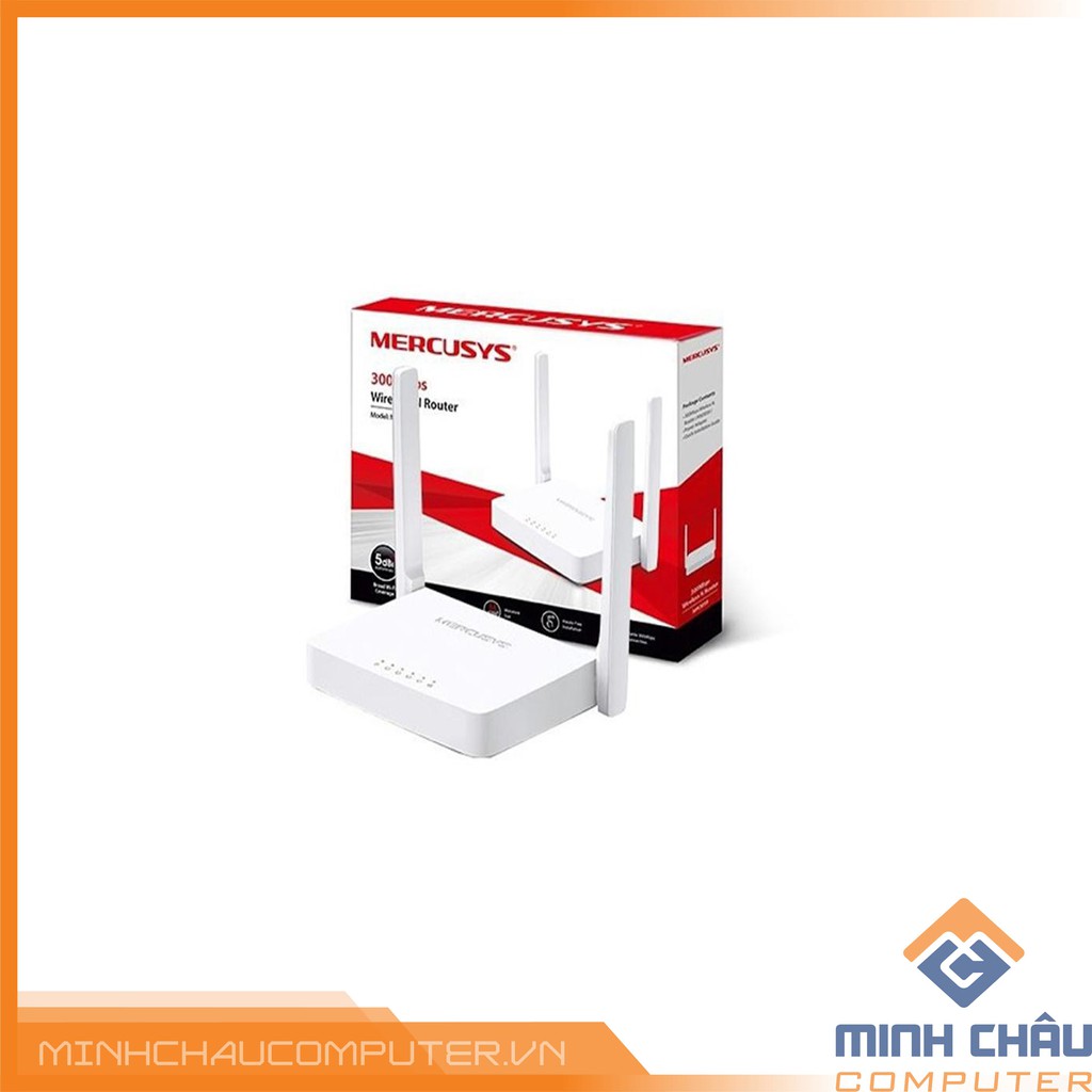 Bộ phát Wifi không dây Mercusys MW 301R 300Mbps - Hàng chính hãng