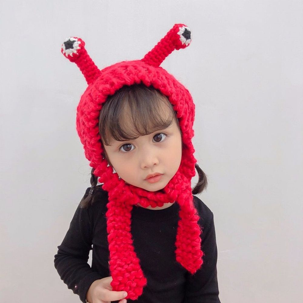 Mũ Len Trùm Đầu Giữ Ấm Mùa Đông Kiểu Dáng Dễ Thương Phong Cách Hàn Quốc Cho Nữ