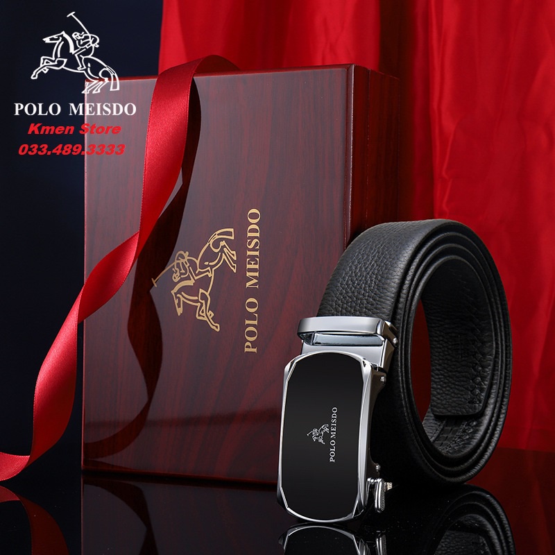 Thắt Lưng Nam Dây Nịt Nam Da Bò Thật Cao Cấp POLO MEISDO PL27