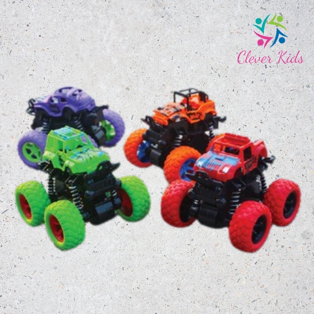 Ô tô đồ chơi cho bé chạy đà cực mạnh giảm xóc nhún xoay 360 độ Ô tô địa hình nhào lộn đẹp mắt