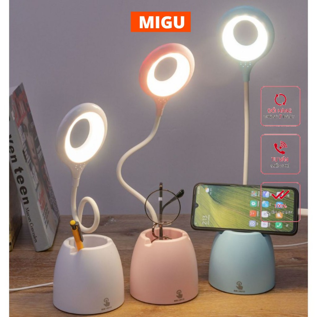 Đèn bàn học sạc tích điện ❤Bảo hành 3 tháng❤ đèn led đọc sách chống cận cho trẻ học sinh MIGU.VN