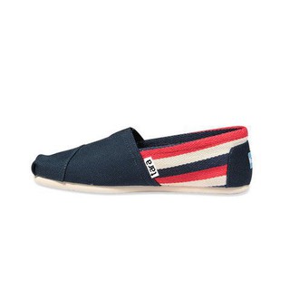 TARA - Giày Lười Sọc Xanh Đỏ Unisex
