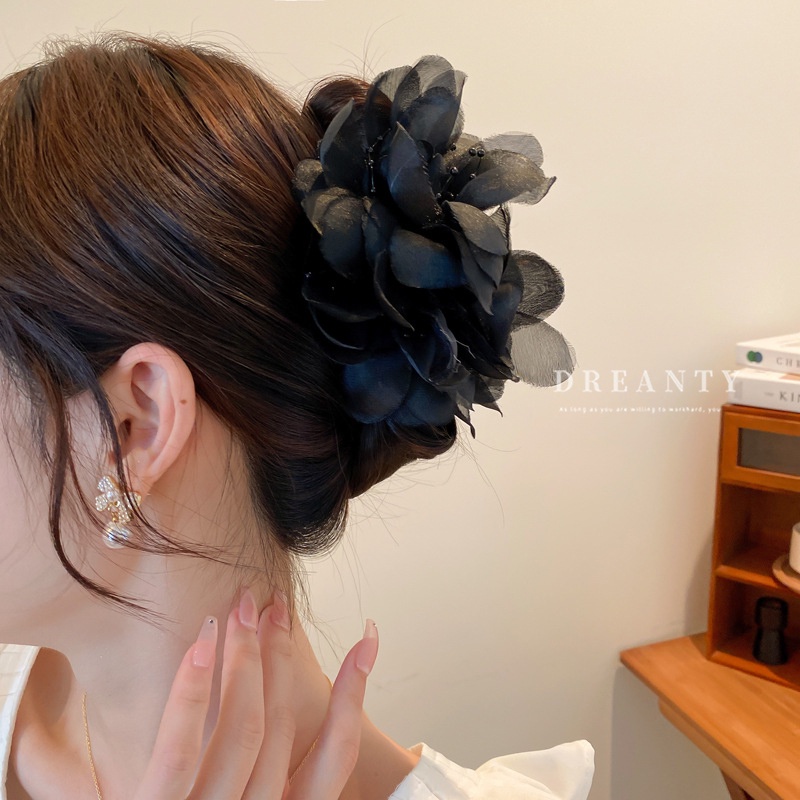 Kẹp Tóc Hình Bông Hoa Phong Cách Retro Thời Trang