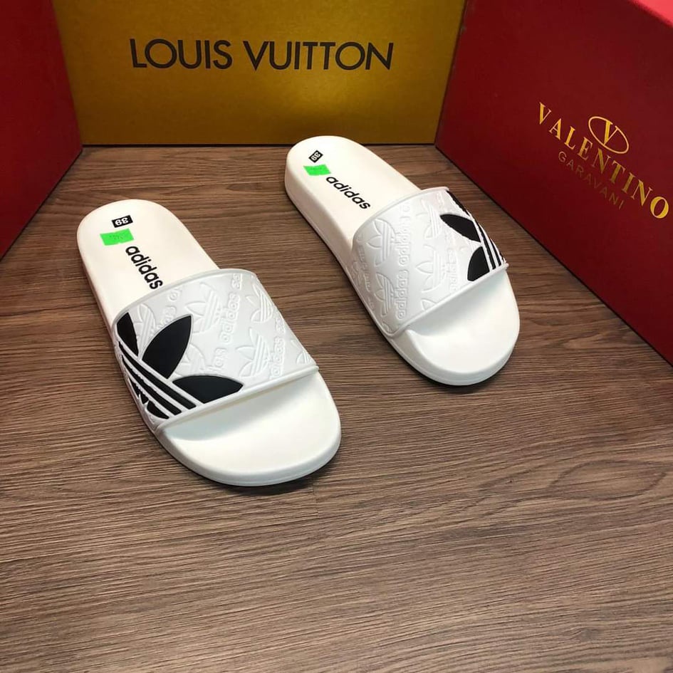🔥HÀNG CAO CẤP🔥Dép adidas, Dép quai ngang nam họa tiết 3 lá chìm siêu đẹp và cao cấp