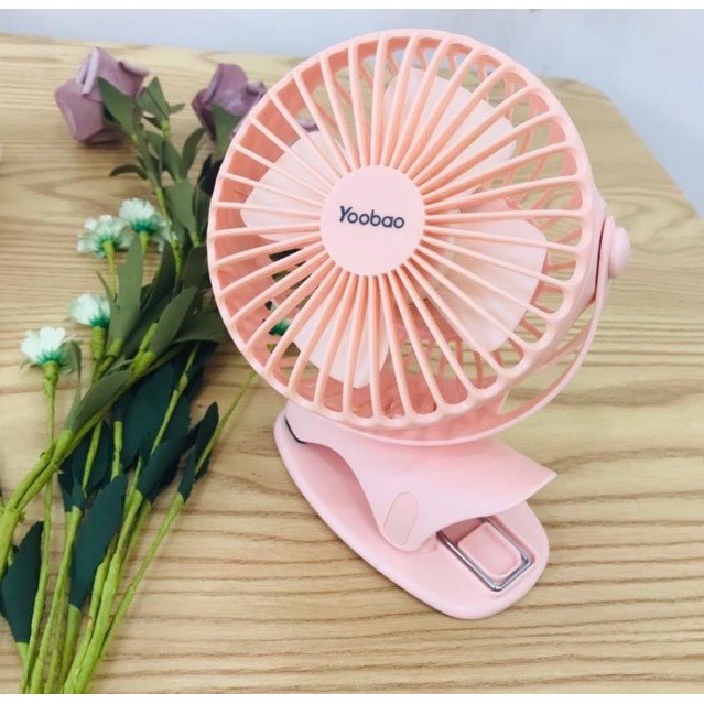 [HÀNG CHÍNH HÃNG] Quạt Mini kẹp cạnh bàn – Kẹp nôi Yoobao F04 | BigBuy360 - bigbuy360.vn